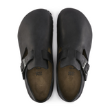 Birkenstock London Clog (Unisex) - Black Oiled Leather Dress-Casual - Clogs & Mules - The Heel Shoe Fitters