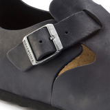Birkenstock London Clog (Unisex) - Black Oiled Leather