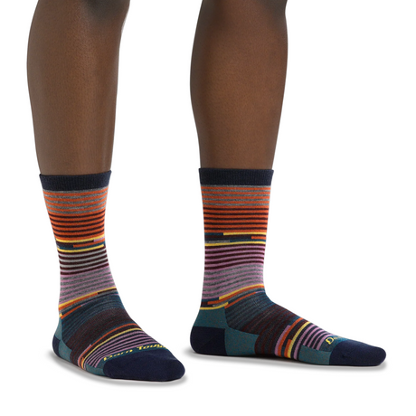 Darn Tough Pixie Lightweight Crew Sock (Women) - Navy Accessories - Socks - Performance - The Heel Shoe Fitters