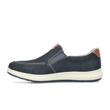Rieker Reinhard 68 Slip On (Men) - Pazifik/Amaretto Dress-Casual - Slip On - The Heel Shoe Fitters