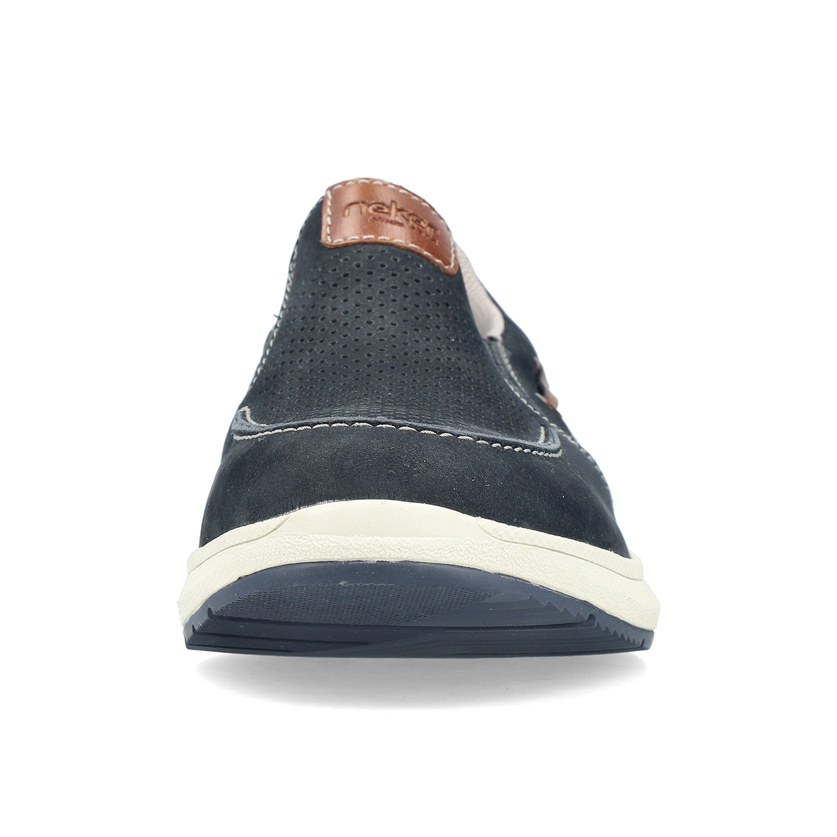 Rieker Reinhard 68 Slip On (Men) - Pazifik/Amaretto Dress-Casual - Slip On - The Heel Shoe Fitters