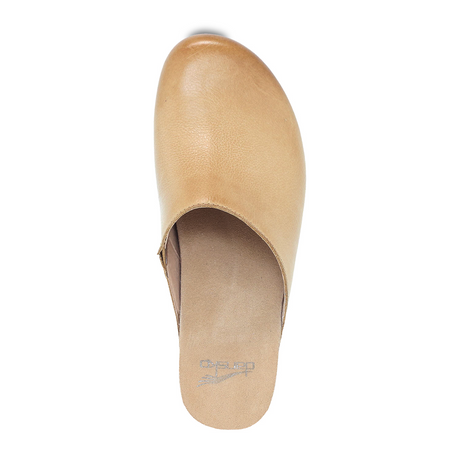 Dansko Talulah Clog (Women) - Tan Milled Burnished Dress Casual - Clogs & Mules - The Heel Shoe Fitters