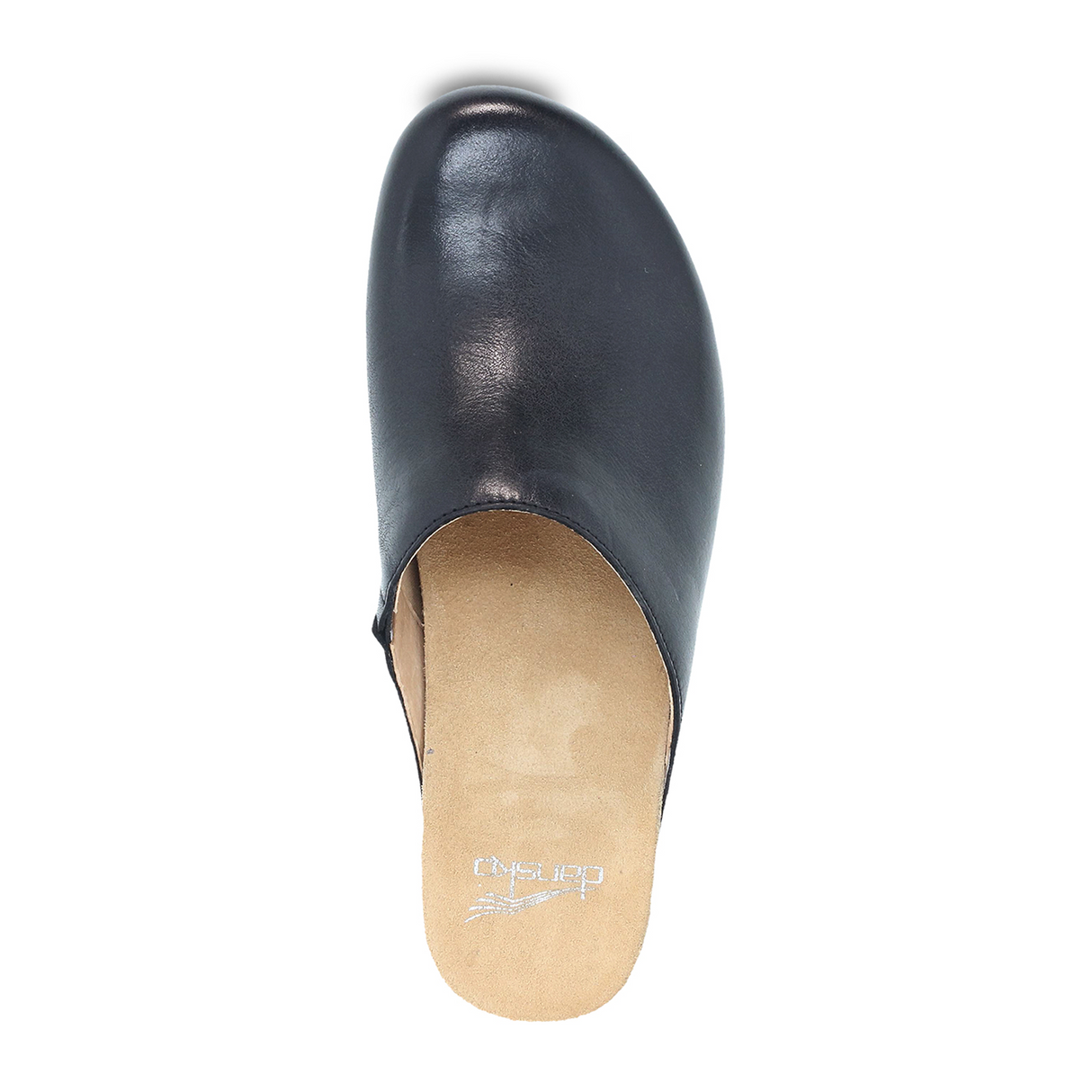 Dansko Talulah (Women) Black Milled Burnished Dress Casual - Clogs & Mules - The Heel Shoe Fitters