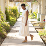 Dansko Tinley Wedge Sandal (Women) - Tan Milled Burnished Sandal - Backstrap - The Heel Shoe Fitters