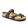 Birkenstock Mayari Sandal (Women) - Black Oiled Leather Sandal - Thong - The Heel Shoe Fitters