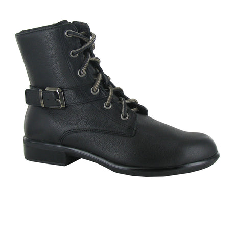 Naot Alize Ankle Boot (Women) - Soft Black Leather Boots - Casual - Mid - The Heel Shoe Fitters