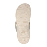 Vionic Dillon Shine (Women) - Cream Rhinestone Sandals - Thong - The Heel Shoe Fitters