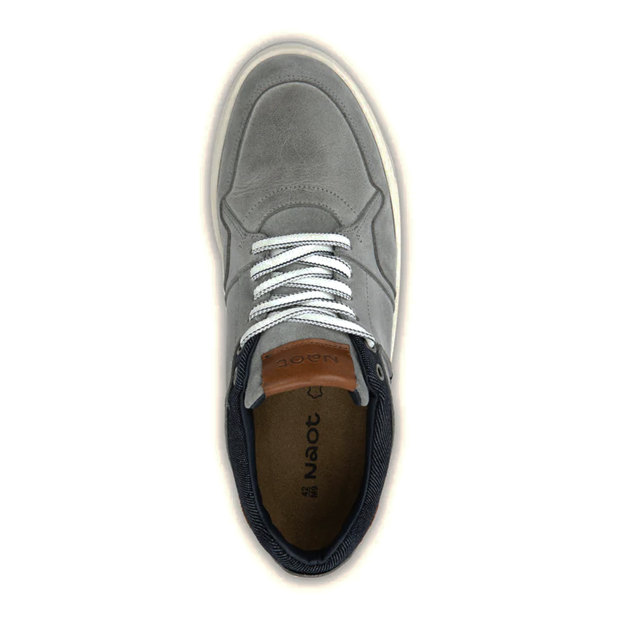 Naot Speed Sneaker (Men) - Gray/Navy/Brown Athletic - Casual - Lace Up - The Heel Shoe Fitters