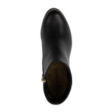 Naot Ballad Heeled Boot (Women) - Black Leather with Brushing