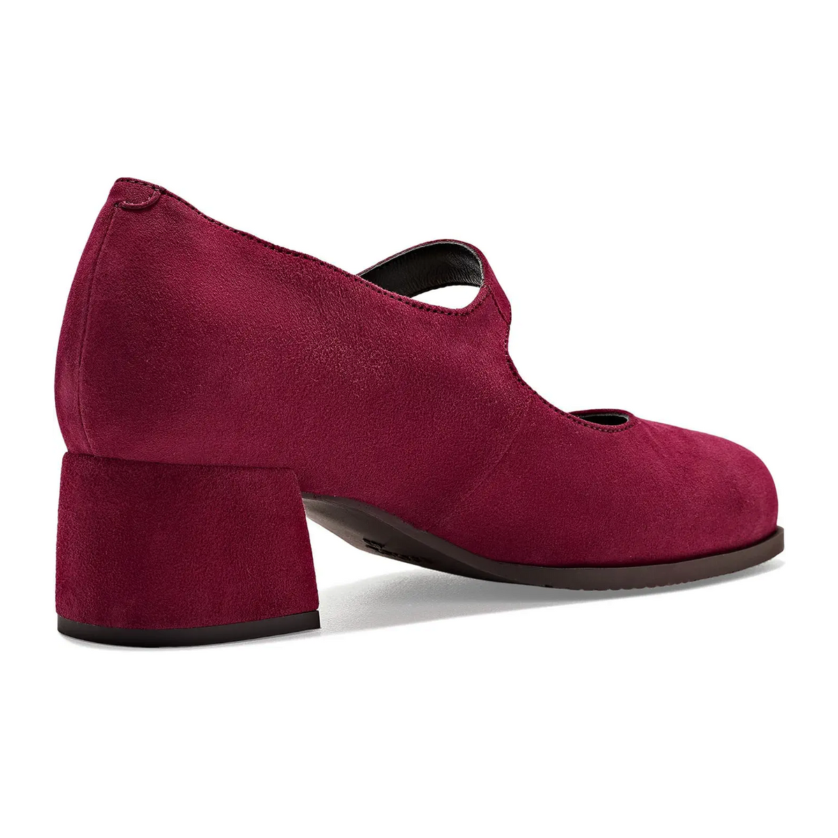 Naot Simile Mary Jane Heel (Women) - Port Suede Dress-Casual - Heels - The Heel Shoe Fitters