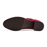 Naot Simile Mary Jane Heel (Women) - Port Suede Dress-Casual - Heels - The Heel Shoe Fitters