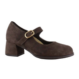 Naot Simile Mary Jane Heel (Women) - Black Coffee Suede