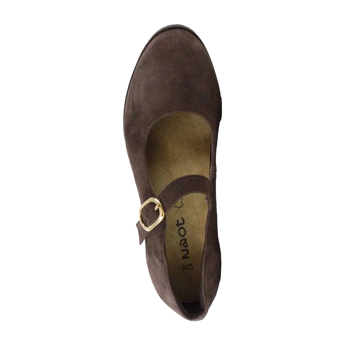 Naot Simile Mary Jane Heel (Women) - Black Coffee Suede