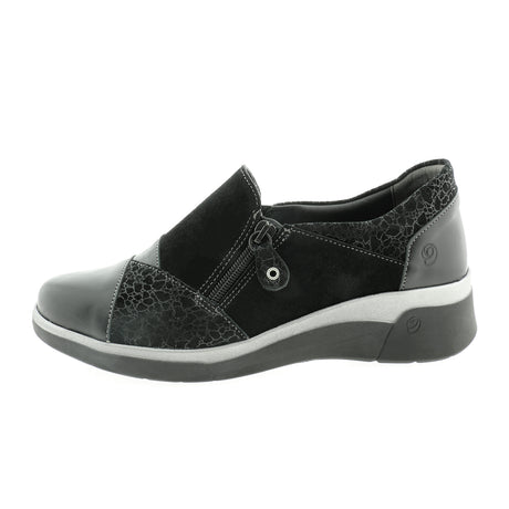 Suave Maderia Slip On (Women) - Black Dress-Casual - Slip On - The Heel Shoe Fitters