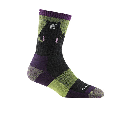 Darn Tough Bear Town Micro Crew Lightweight with Cushion (Women) - Lime Accessories - Socks - Performance - The Heel Shoe Fitters