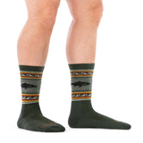 Darn Tough Socks Vangrizzle Midweight Cushion Crew (Men) - Trout River