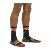 Darn Tough Sunset Ridge Lightweight Micro Crew Sock with Cushion (Men) - Charcoal Accessories - Socks - Lifestyle - The Heel Shoe Fitters