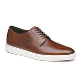 Johnston & Murphy Brody Plain Toe (Men) - Brown Hand-Stained Full Grain Dress-Casual - Oxford - The Heel Shoe Fitters