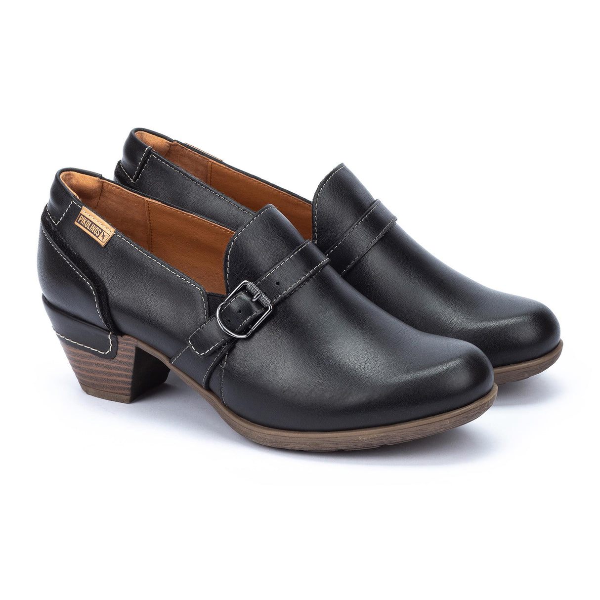 Pikolinos Rotterdam 902-5861 Heeled Ankle Boot (Women) - Black Boots - Casual - Low - The Heel Shoe Fitters