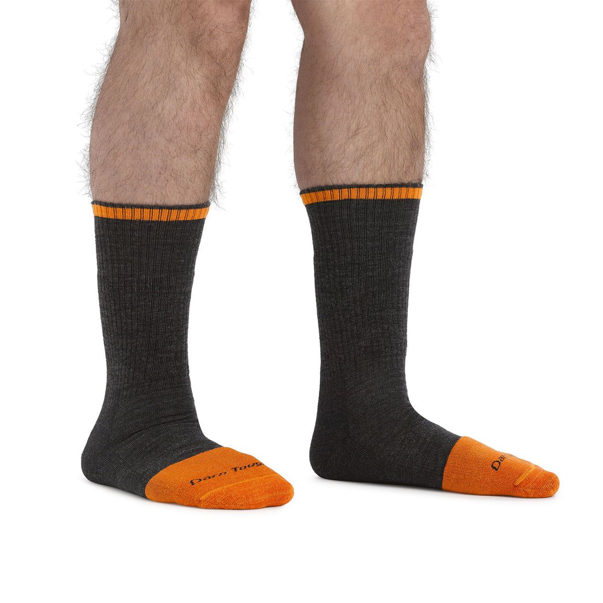 Darn Tough Steely Midweight Boot Sock with Cushion/Full Cushion Toe Box (Men) - Graphite Accessories - Socks - Performance - The Heel Shoe Fitters