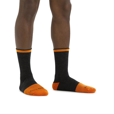 Darn Tough Steely Midweight Cushion Crew Sock (Men) - Graphite Accessories - Socks - Performance - The Heel Shoe Fitters