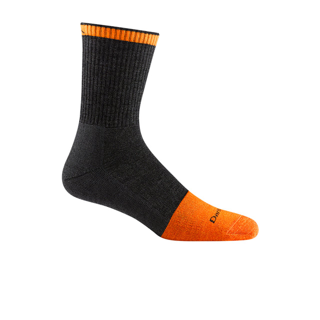 Darn Tough Steely Midweight Cushion Crew Sock (Men) - Graphite Accessories - Socks - Performance - The Heel Shoe Fitters