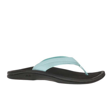 OluKai 'Ohana Sandal (Women) - Sea Glass/Black Sandals - Thong - The Heel Shoe Fitters