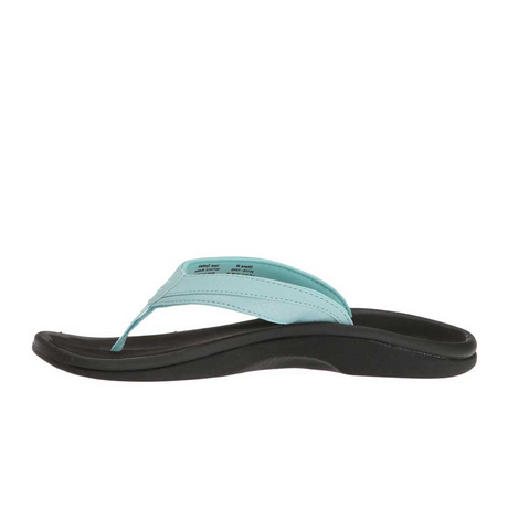 OluKai 'Ohana Sandal (Women) - Sea Glass/Black Sandals - Thong - The Heel Shoe Fitters