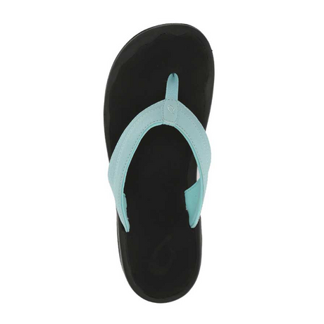 OluKai 'Ohana Sandal (Women) - Sea Glass/Black Sandals - Thong - The Heel Shoe Fitters