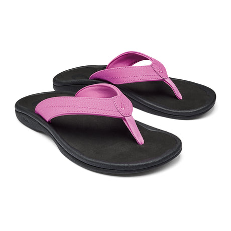 OluKai 'Ohana Sandal (Women) - Dragon Fruit/Black Sandals - Thong - The Heel Shoe Fitters