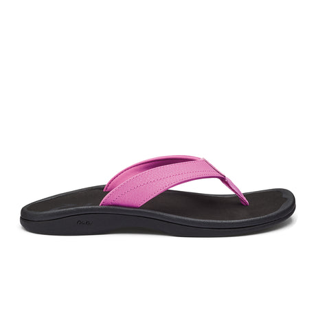 OluKai 'Ohana Sandal (Women) - Dragon Fruit/Black Sandals - Thong - The Heel Shoe Fitters