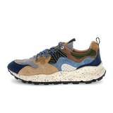 Flower Mountain Yamano 3 Sneaker (Men) - Navy/Light Brown/Grey