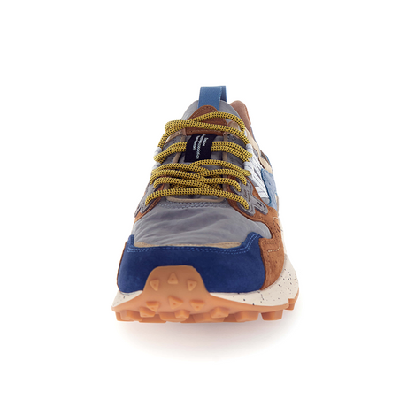 Flower Mountain Yamano 3 Sneaker (Men) - Brown/Deep Petrol/Light Blue Athletic - Casual - Lace Up - The Heel Shoe Fitters