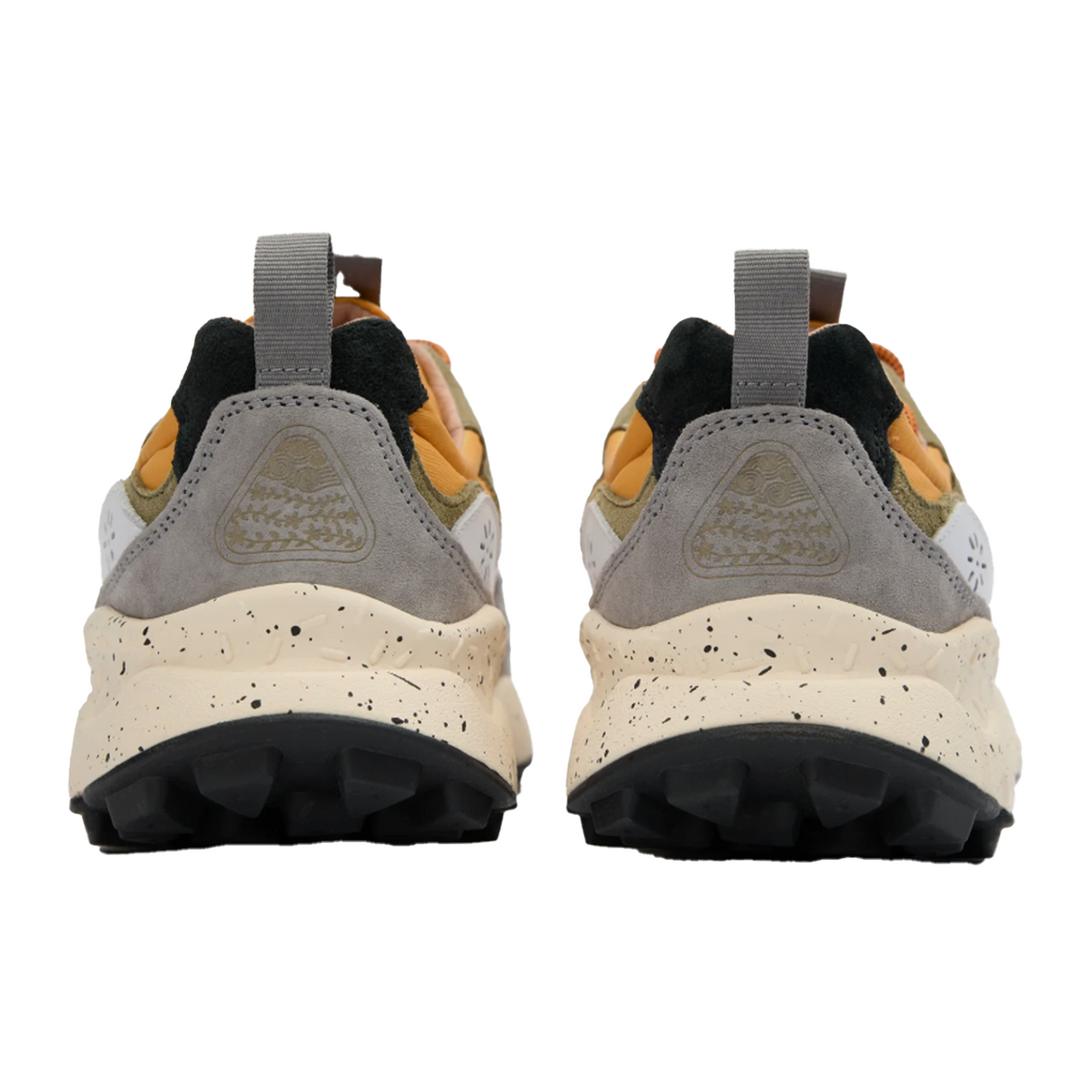 Flower Mountain Yamano 3 Sneaker (Men) - Warm Brown/Mustard Athletic - Casual - Lace Up - The Heel Shoe Fitters