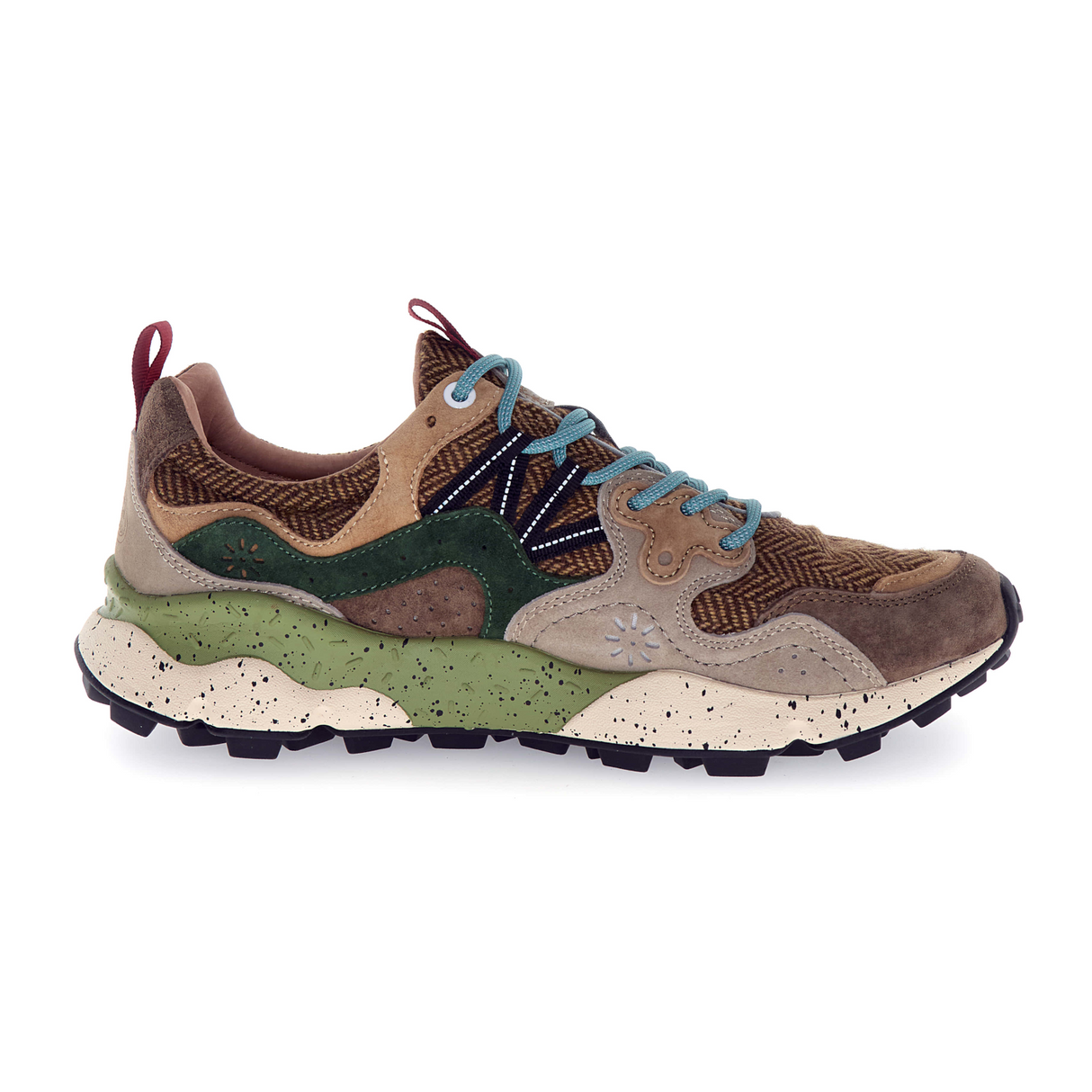 Flower Mountain Yamano 3 Sneaker (Men) - Dark Grey/Mud/Light Brown