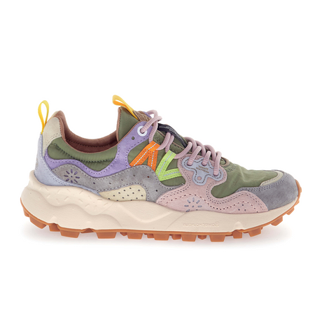 Flower Mountain Yamano 3 Sneaker (Women) - Light Grey/Militare/Cipria Athletic - Casual - Lace Up - The Heel Shoe Fitters