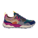 Flower Mountain Yamano 3 Sneaker (Women) - Petrol/Stone/Beige Athletic - Casual - Lace Up - The Heel Shoe Fitters