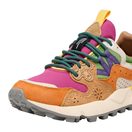 Flower Mountain Yamano 3 Sneaker (Women) - Orange/Fuchsia Athletic - Casual - Lace Up - The Heel Shoe Fitters
