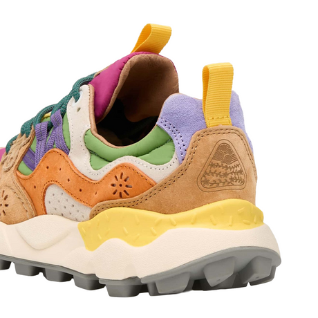Flower Mountain Yamano 3 Sneaker (Women) - Orange/Fuchsia Athletic - Casual - Lace Up - The Heel Shoe Fitters