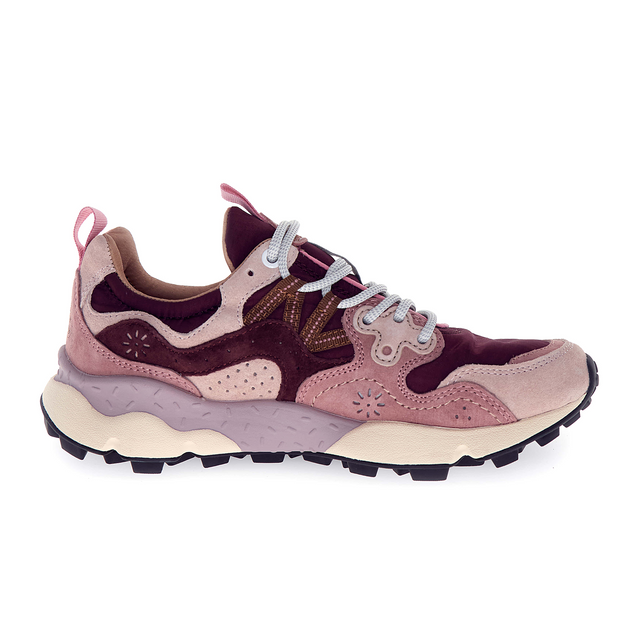 Flower Mountain Yamano 3 Sneaker (Women) - Light Rose/Pink/Brown Athletic - Casual - Lace Up - The Heel Shoe Fitters