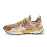 Flower Mountain Yamano 3 Sneaker (Women) - Teddy Light Brown/Rose/Beige