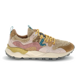 Flower Mountain Yamano 3 Sneaker (Women) - Teddy Light Brown/Rose/Beige