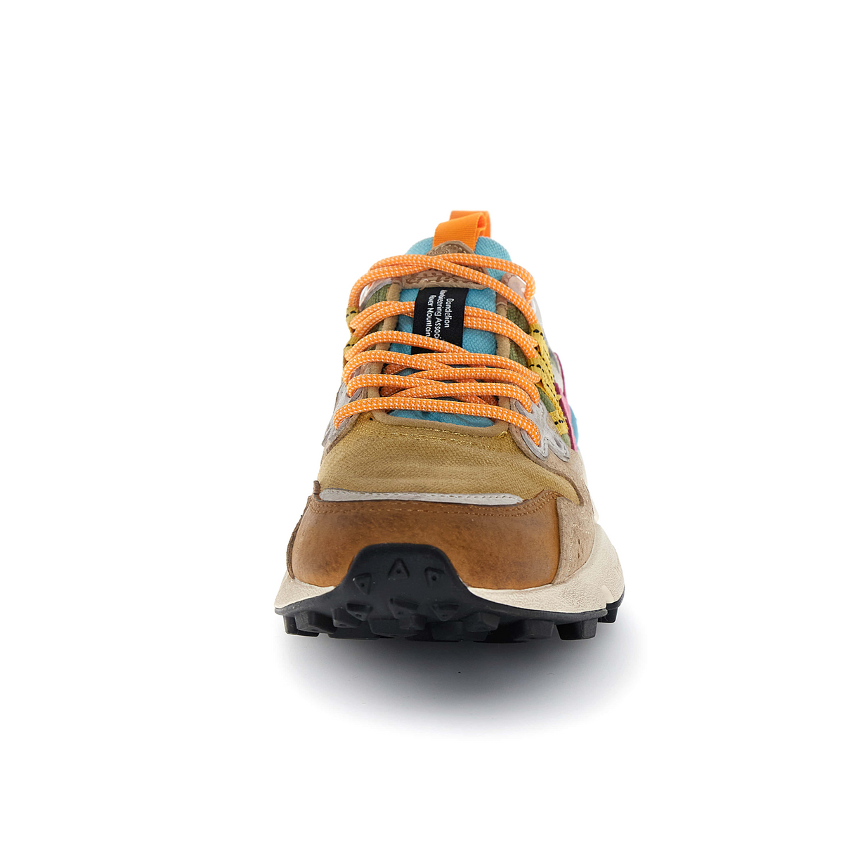 Flower Mountain Yamano 3 Sneaker (Women) - Brown/Chestnut/Fuchsia Athletic - Casual - Lace Up - The Heel Shoe Fitters
