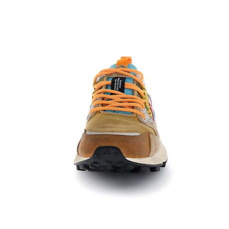 Flower Mountain Yamano 3 Sneaker (Women) - Brown/Chestnut/Fuchsia Athletic - Casual - Lace Up - The Heel Shoe Fitters