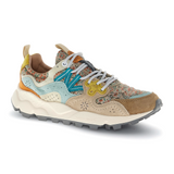 Flower Mountain Yamano 3 Sneaker (Women) - Chestnut/Light Blue/Orange