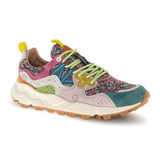 Flower Mountain Yamano 3 Sneaker (Women) - Flower Petrol/Cipria/Fuchsia