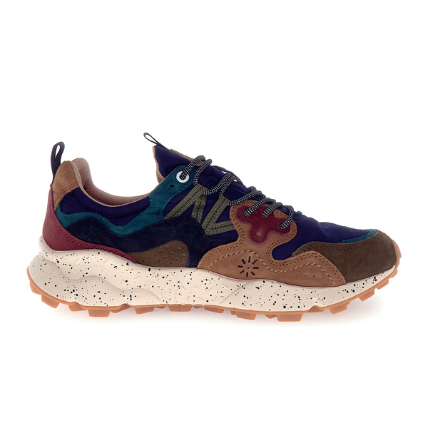 Flower Mountain Yamano 3 Sneaker (Men) - Deep Mud/Light Brown/Navy