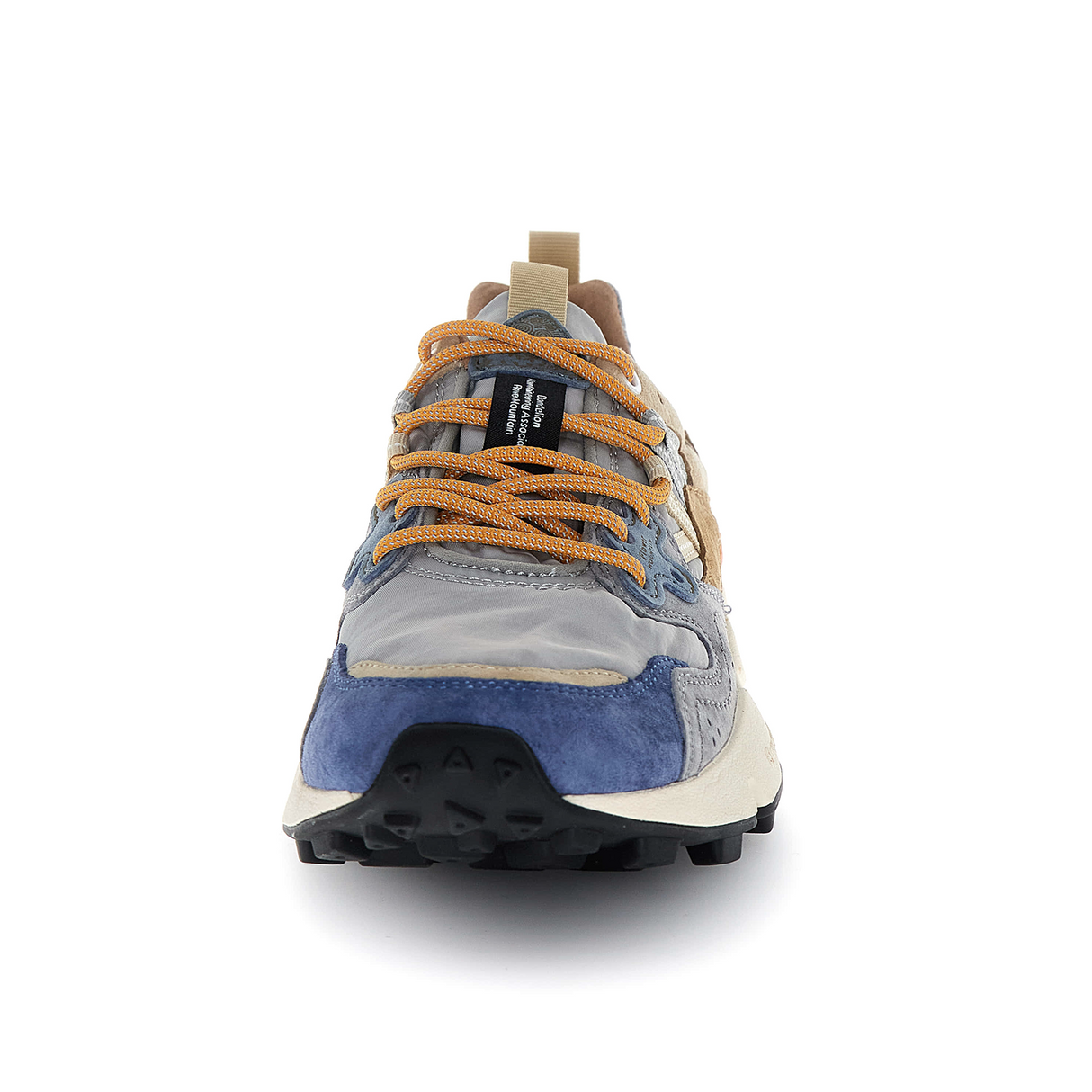 Flower Mountain Yamano 3 Sneaker (Unisex) - Navy/Grey/Taupe Athletic - Casual - Lace Up - The Heel Shoe Fitters