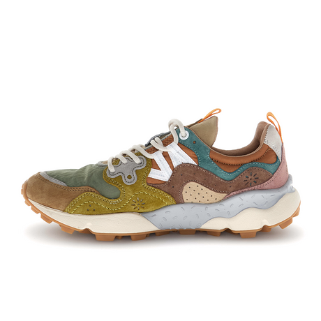 Flower Mountain Yamano 3 Sneaker (Unisex) - Light Brown/Taupe/Ocher Athletic - Casual - Lace Up - The Heel Shoe Fitters