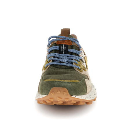Flower Mountain Yamano 3 Sneaker (Unisex) - Miltary/Taupe Athletic - Casual - Lace Up - The Heel Shoe Fitters